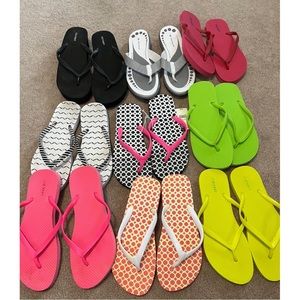 flip flops lot bunch